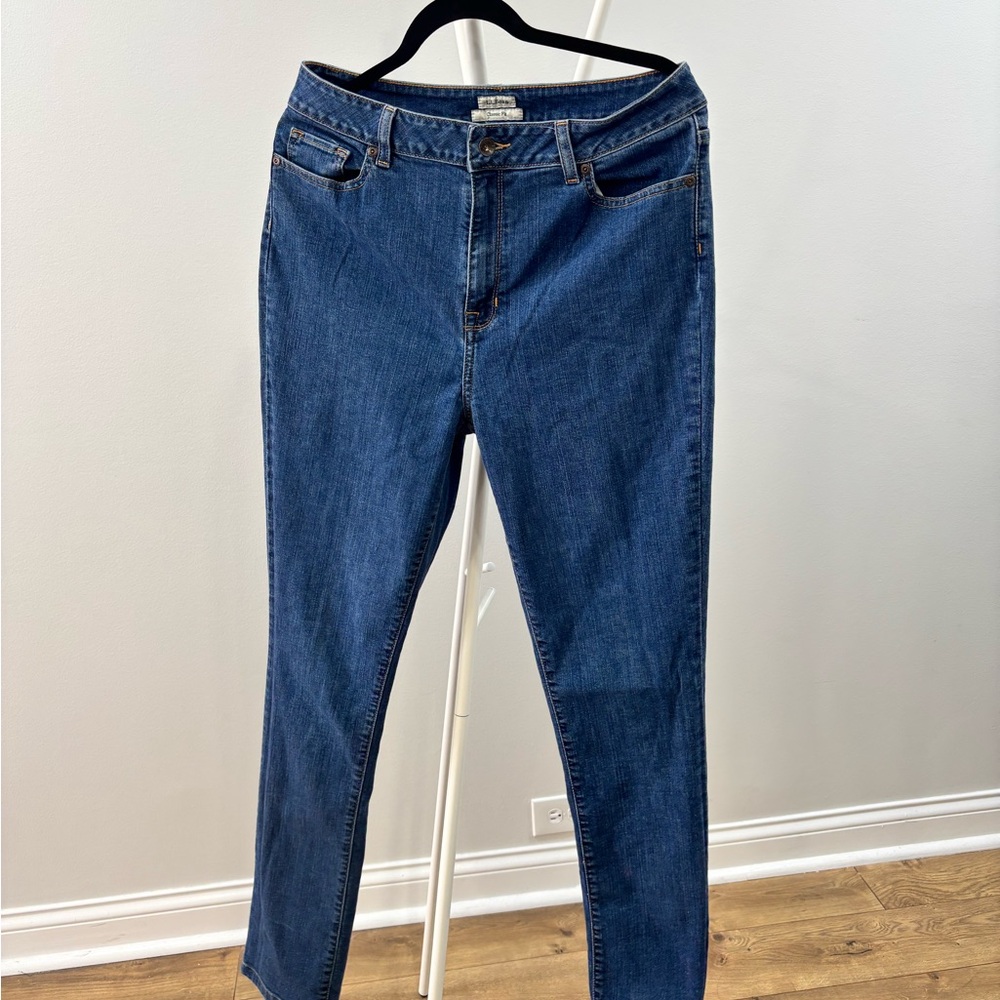 L.L. Bean Blue Boot Cut Jeans